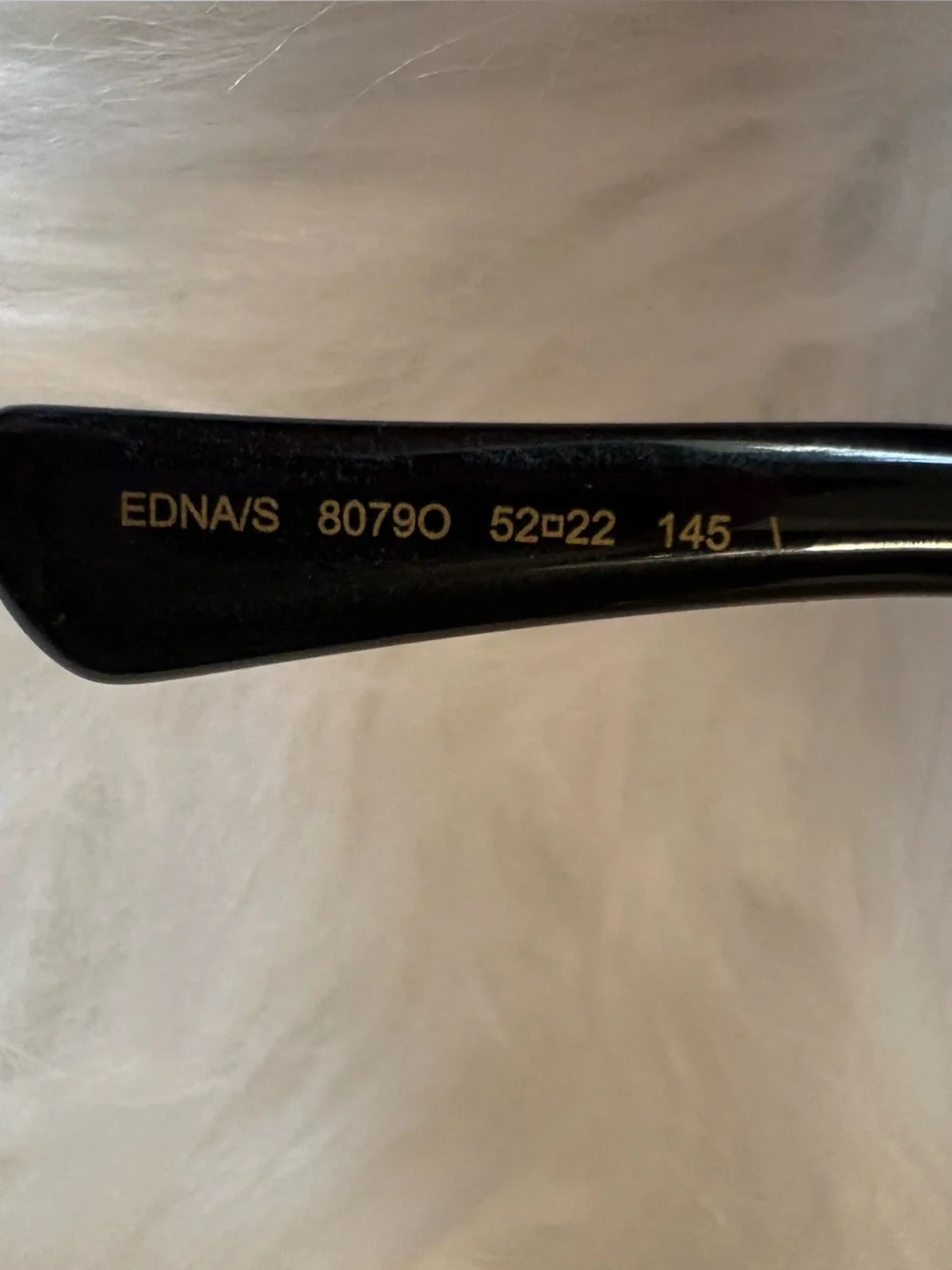 Jimmy Choo Black Cat-Eye Sunglasses with White Case